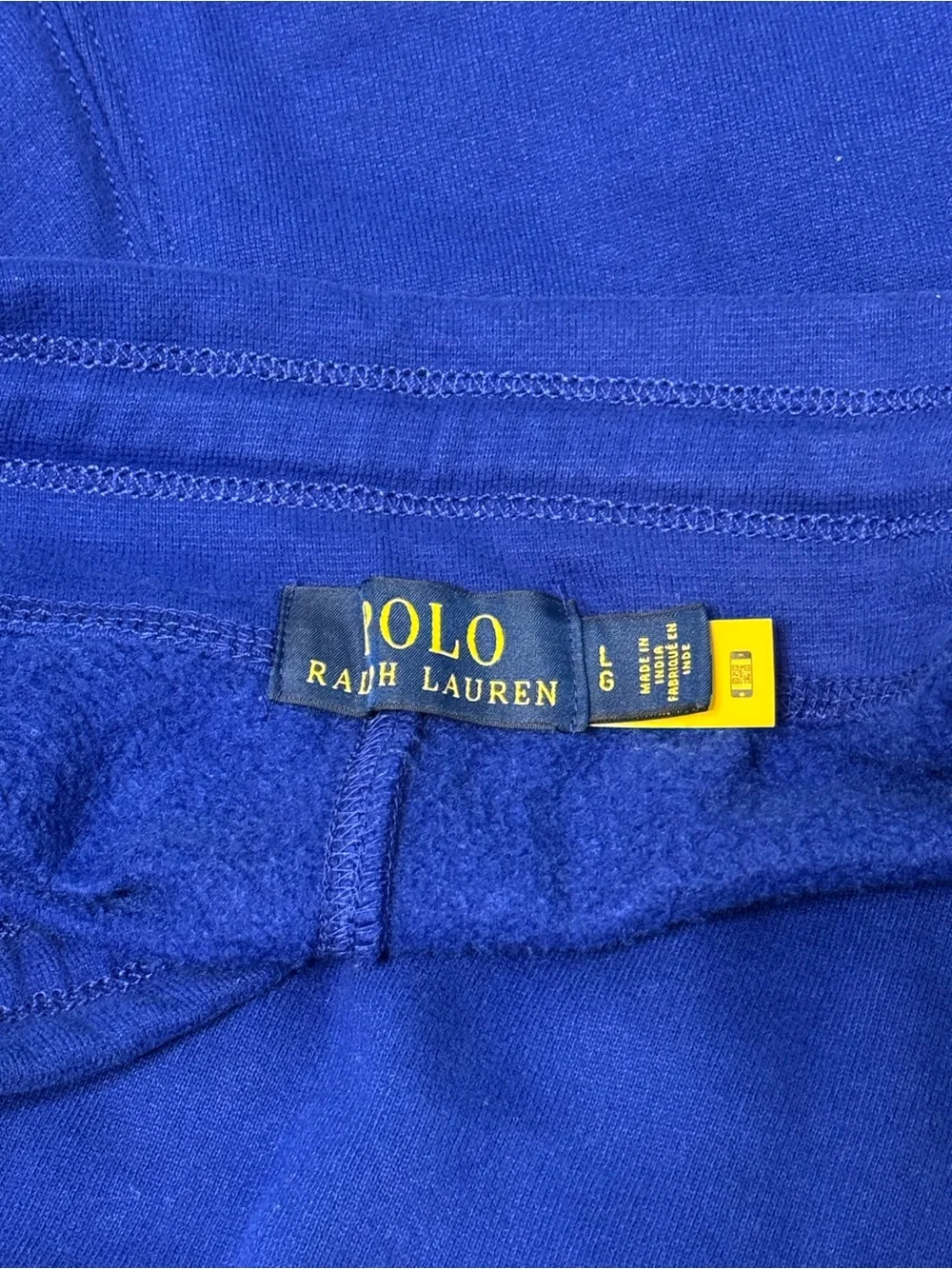 Ralph Lauren Kids Bright Blue Sweatpants with Red Pony